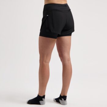 Rogelli Ženski trkački šorts 2u1 Distance Black - Image 4