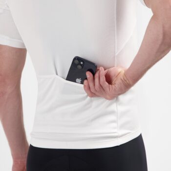 Rogelli Muški biciklistički dres SS Core White - Image 8