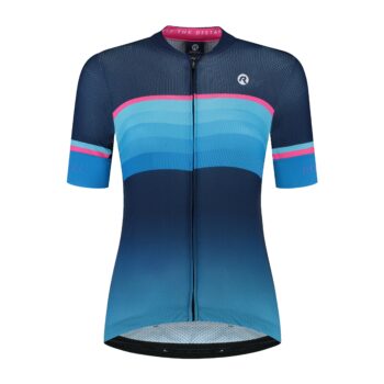 Rogelli Ženski biciklistički dres SS Impress II Blue/Black/Pink