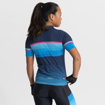 Rogelli Ženski biciklistički dres SS Impress II Blue/Black/Pink - Image 5
