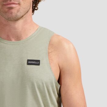 Rogelli Majica bez rukava za trčanje Distance Light Grey - Image 6