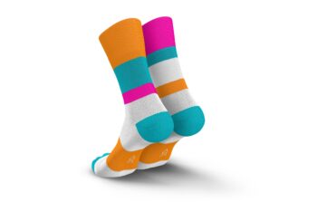 INCYLENCE čarape Running Bands Cyan Orange - Image 2