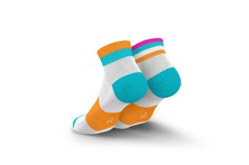 INCYLENCE čarape Running Bands Short Cyan Orange - Image 2
