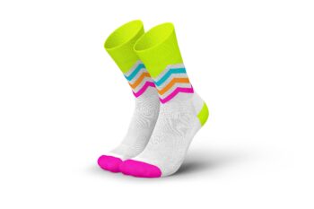 INCYLENCE čarape Running Volts Canary Pink