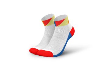 INCYLENCE čarape Running Polygons Short Blue Inferno