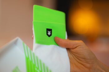 INCYLENCE kompresione čarape V2 White Neon Green - Image 2