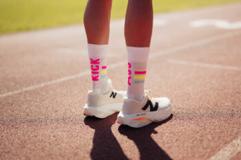 INCYLENCE čarape Ultralight Kickass V3 Canary Pink - Image 3