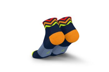 INCYLENCE čarape Ultralight Waves Short Navy Orange - Image 2